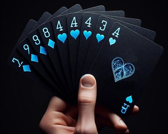 Waterproof Playing Cards in Blue