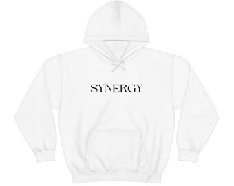 Synergy Hooded Sweatshirt - (Black text)