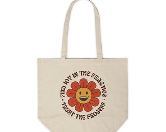 Find joy in the practice - Canvas Shopping Tote