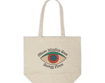 Energy Flows - Canvas Shopping Tote