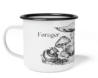 Mushroom Forager - Enamel Camp Cup