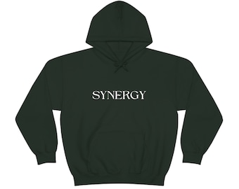 Synergy Hooded Sweatshirt - (white text)