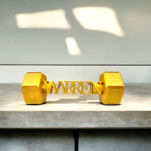 Personalized full size Dumbbell