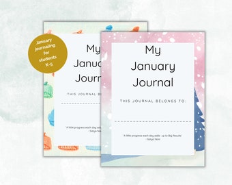 January Journal: Therapeutic Prompts for Children K-5 – School-Based Therapists Handwriting Activity