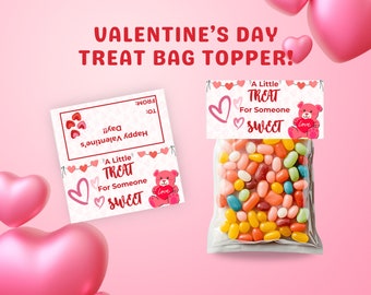 Valentine's Day Treat Bag Toppers!