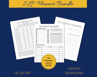 SLP Planner Bundle