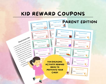 Kid Coupons: Rewards for Fun and Engaging Incentives! Parent Edition PDF Printable