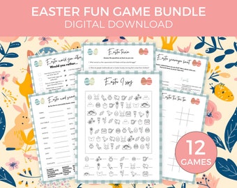 Easter Kid-Friendly Games & Activities Bundle!