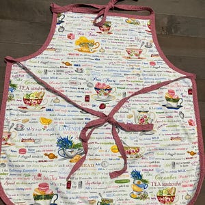 Reversible 100% Cotton Kitchen Apron
