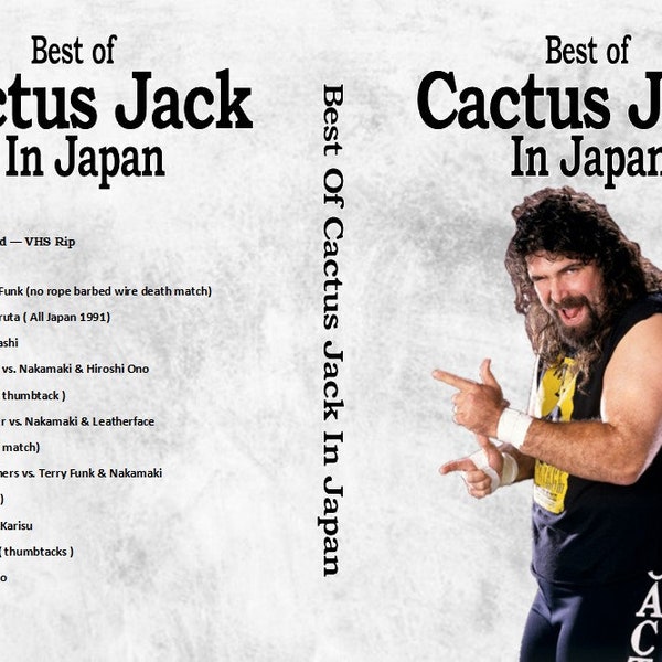 The Best Of Cactus Jack In Japan Wrestling DVD