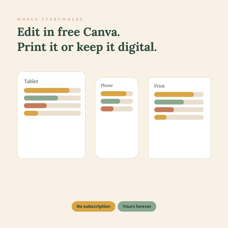 Small Business Finance Tracker Canva Template | Profit, Loss, Invoice, Expense Log (Digital Download) image 3