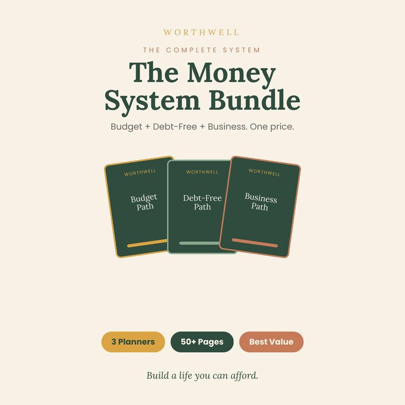 Pacchetto per la gestione del denaro / Budget, estinzione dei debiti, pianificazione aziendale (download digitale) immagine 1