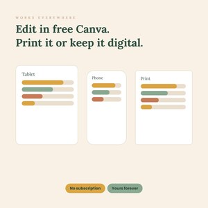Net Worth Tracker Canva Template | Financial Independence Planner (Digital Download) image 5