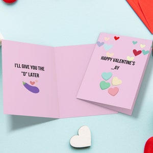 I'll Give You The "D" Later Lustige Valentinstag Karte | Geburtstag | Geschenk | für Ihn | Für Sie | Für Freundin | Für Freund | Für Freunde