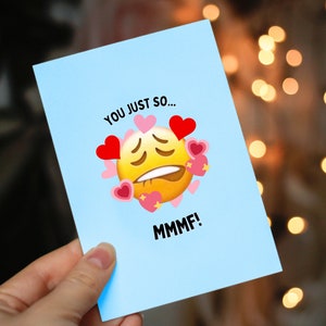 ¡Eres tan... MMF! Tarjeta meme de San Valentín / Cumpleaños / Regalo / Para él / Para ella / Para tu novia / Para tu novio / Para tus amigos