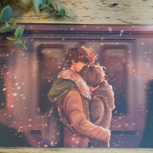 BTS Sope/Yoonseok 'Stay There' A5 Kunstdruck | K-Pop j-hope und Suga Fanart Malerei Illustration Bangtan