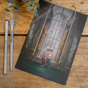 BTS Sope/Yoonseok 'Butterfly Magic' A5 Kunstdruck | K-Pop j-hope & Suga fanart Illustration Fantasie Meerjungfrau bangtan magic