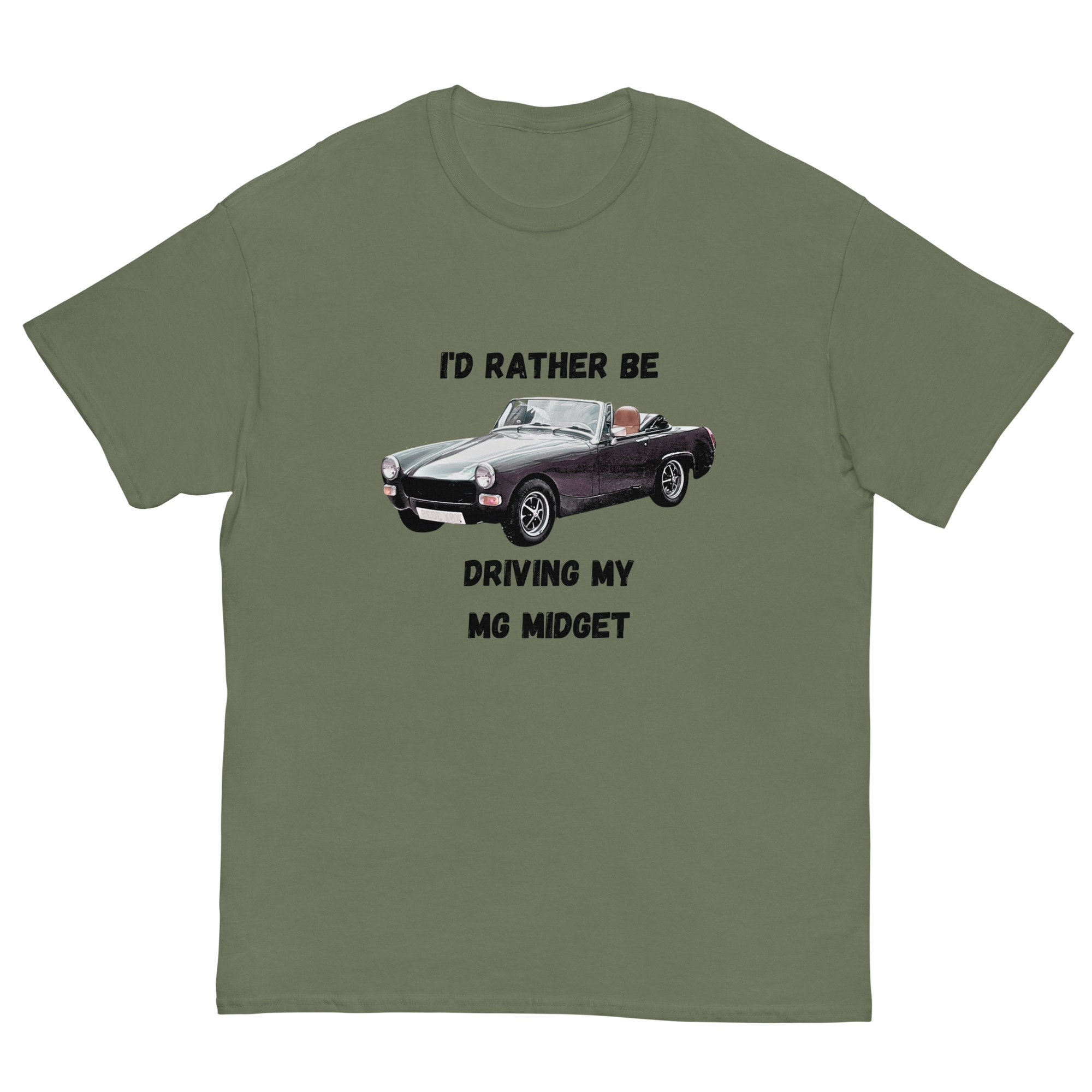 Classic MG Midget Car Enthusiast T Shirt Great Gift for Dad Etsy