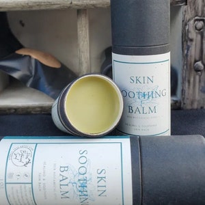 Skin Soothing Balm, Skin Healing, Pain Soothing, Organic, Wildcrafted Herbal Infused Skin Balm and Salve