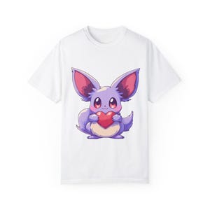 Cute Cartoon Animal T-Shirt, Adorable Graphic Tee, Perfect Gift for Kids & Adults, Casual Wear, Birthday Parties, Anime Lovers