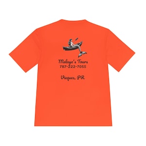 Moisture Wicking Tee, Vacation souvenir from Vieques Puerto Rico's bioluminescent bay