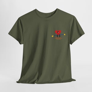 Lámpara bioluminiscente Camiseta unisex de algodón pesado