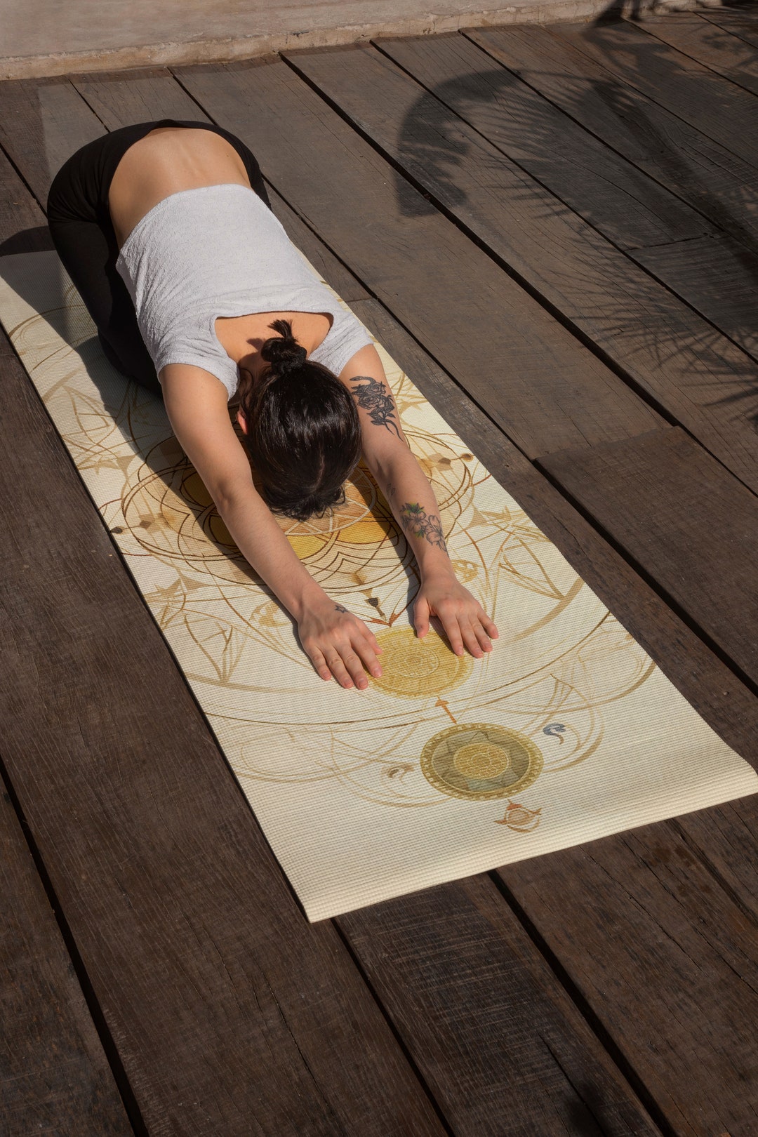 Energy Center Yoga Rubber Mat High Quality Yogi Accessory Non Slip Yoga