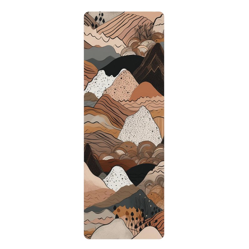 Mountains Yoga Mat High Quality Yogi Accessory Non Slip Mat for Premium