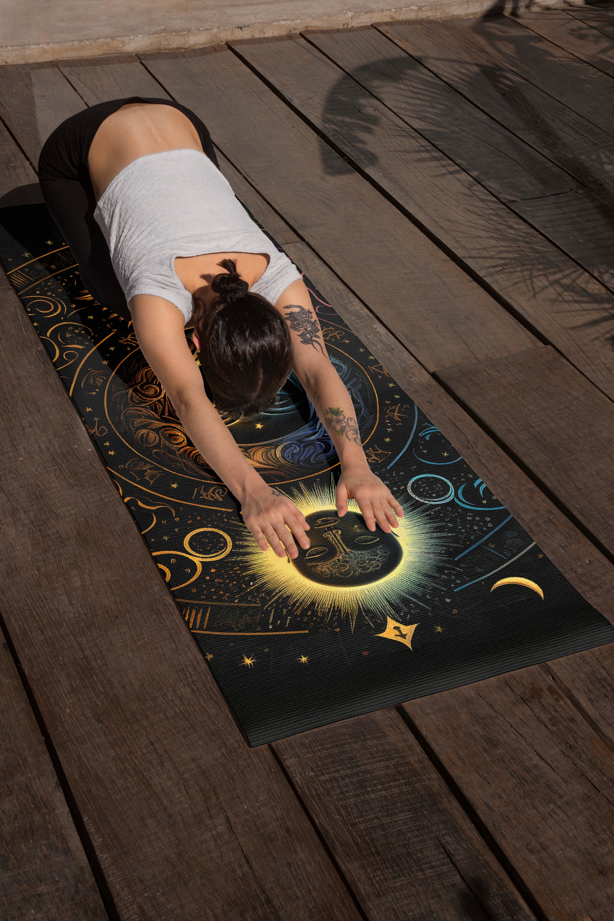 Magical Light 344 Yoga Mat by Valerie Anne - Valerie Anne - Website