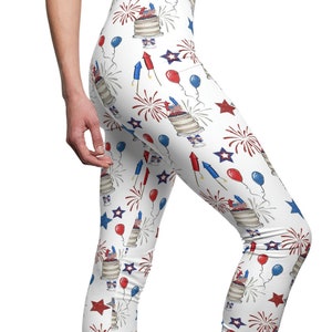 Patriotic Cake Women&#39;s Leggings