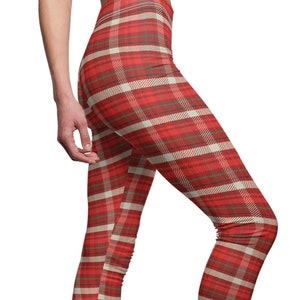 Red Plaid Leggings