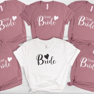 Bachelorette Party Shirts, Bride Team Bride Shirt, Bride Tshirt, Wedding Tee, Bridal Party Gift, Team Bride Tees, Bridesmaid Proposal Gifts