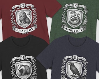 Wizarding School House T-Shirt: Universal Vacation, Matching Shirts