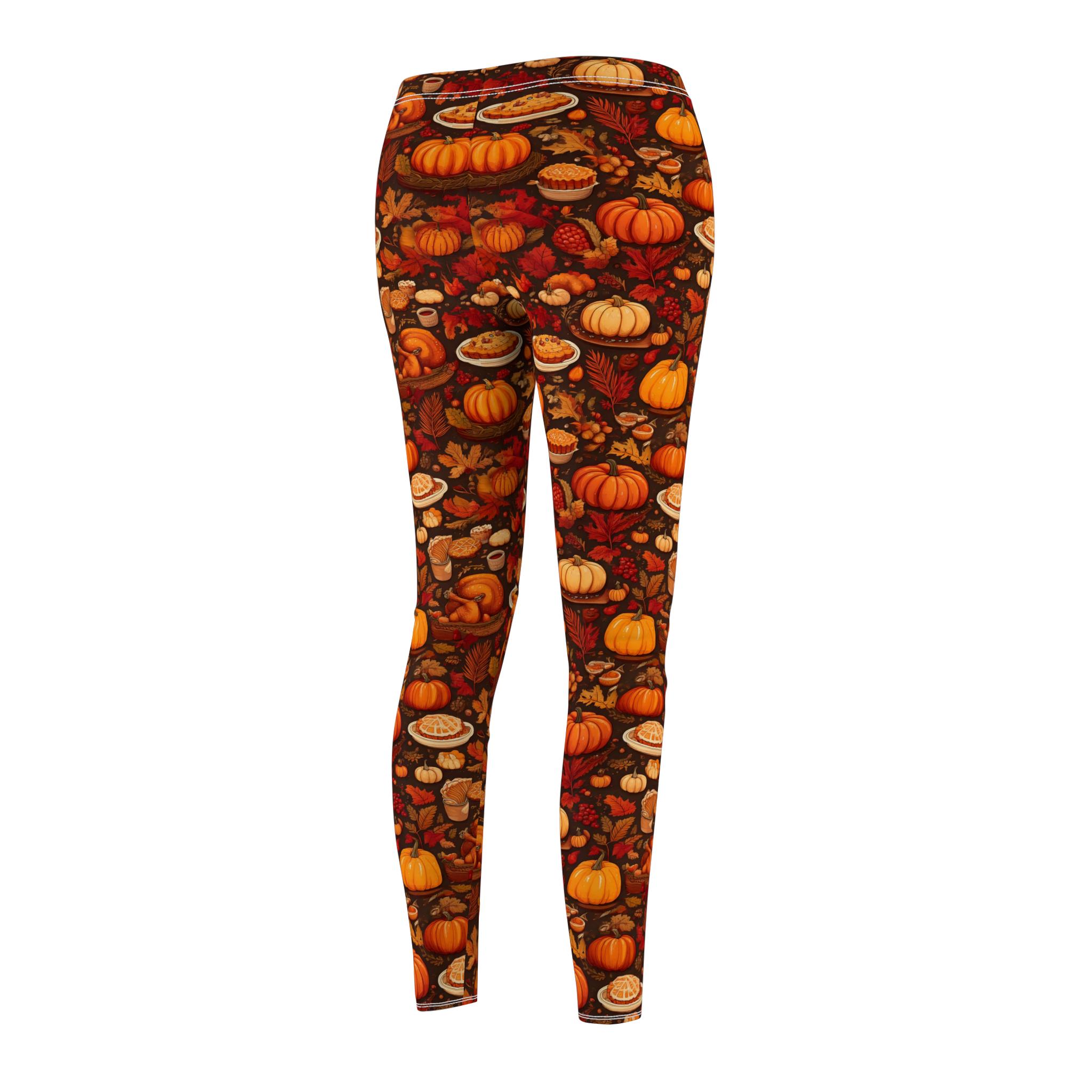 Discover Thanksgiving Fall Harvest Leggings