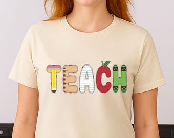 Floral Teacher Tee | Spring Teaching Shirt