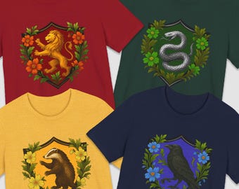 Wizarding School House T-Shirt: HP House Pride, Universal Vacation Shirt