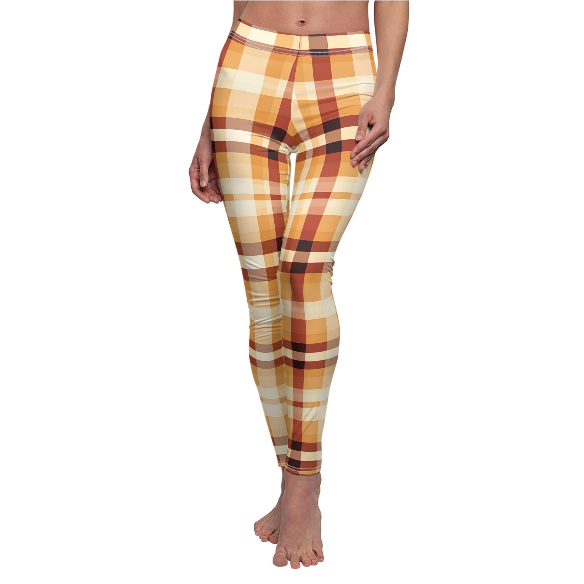 Discover Cozy Plaid Leggings – Lovely Style for Autumn Days