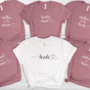 Bridesmaids Shirt, Bridesmaid Custom Tshirts, Wedding Custom Shirts, Maid Of Honor Shirt, Bridesmaid Gift,Bridal Party Shirts, Bride&#39;s Babes