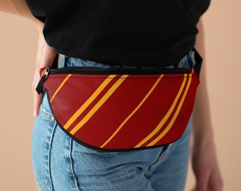 Wizard School Red and Gold Fanny Pack