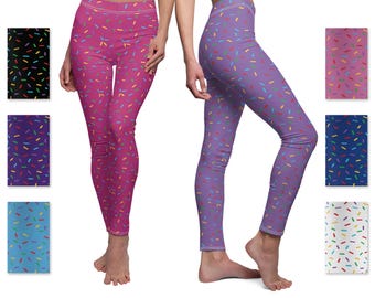 Colorful Sprinkles Leggings: Fun Party Outfit