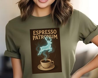Espresso Patronum-shirt: Magic Coffee Lover-T-shirt