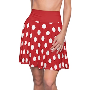 Red Mouse Dot Skirt