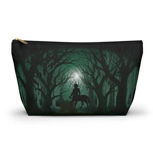 Pochette pour accessoires d'école du sorcier de la forêt interdite, trousse sorcière, joli organiseur de maquillage, cadeau envoûtant, trousse de toilette Potter, pochette pour accessoires