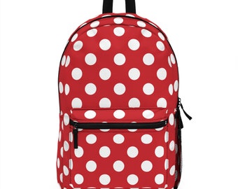 Roter Maus Dot Rucksack