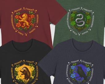 Wizarding School House T-Shirt: HP House, Universal Vacation Shirt