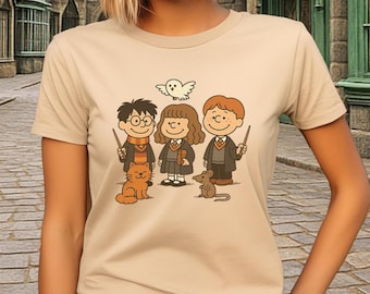 Wizard School Friends Shirt: Retro Magic Graphic Tee