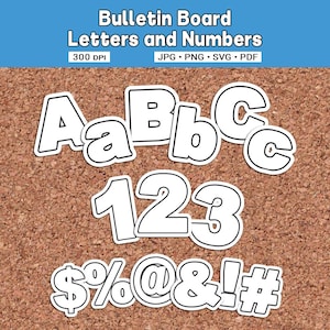 Bubble Letters Font Printable Letters Bubbly Lettering Bulletin Board Bubble Alphabet Letter Number Symbol | svg, png, jpg, pdf
