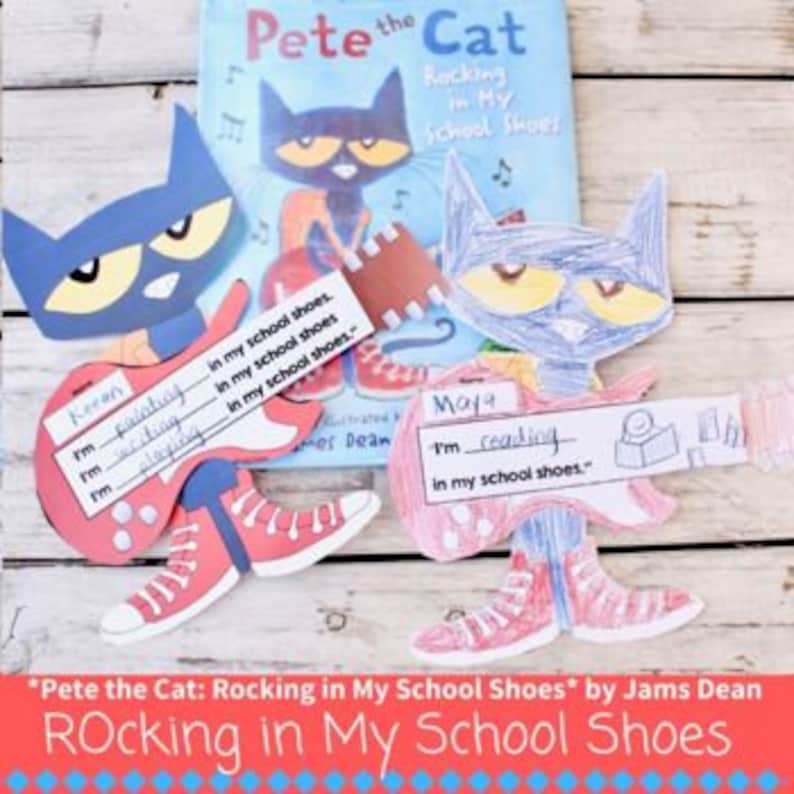 Pete the Cat Rocking in My School Shoes Book Read Aloud Craft Back to