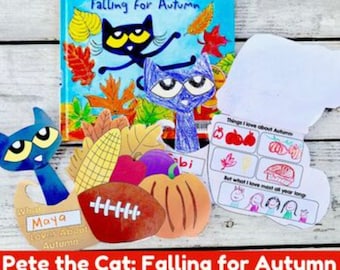 Katten Pete Falling for Autumn Läs högt: Höstens överflödsaktivitet ELA