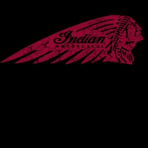 Indian Motorcycle Logo in Vintage Texture PNG